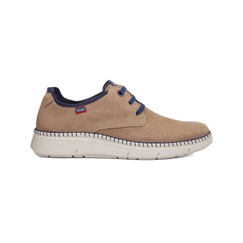 NEW!! Men’s Callaghan Circular Lace Up Taupe/Navy Sneaker Size 12 - Picture 2 of 4